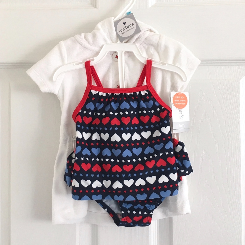 Carter's 3pc Swim Set - Picture 2 of 3
